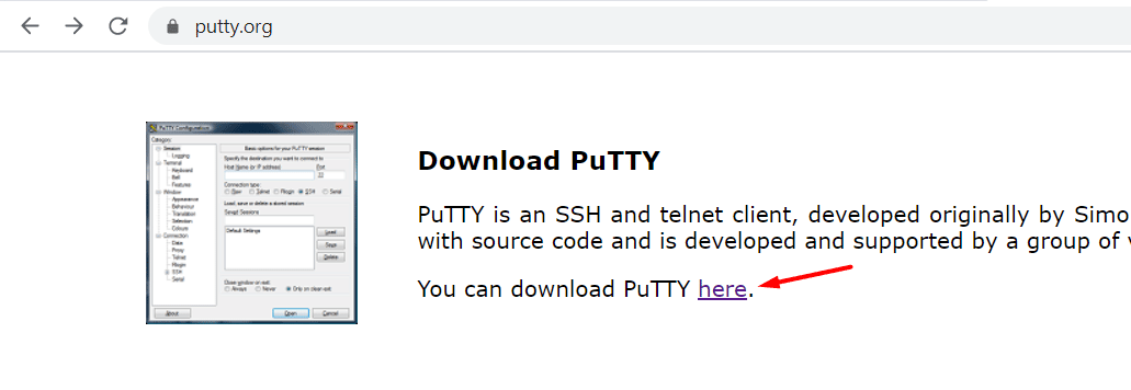 اتصال به سرور لینوکس با putty